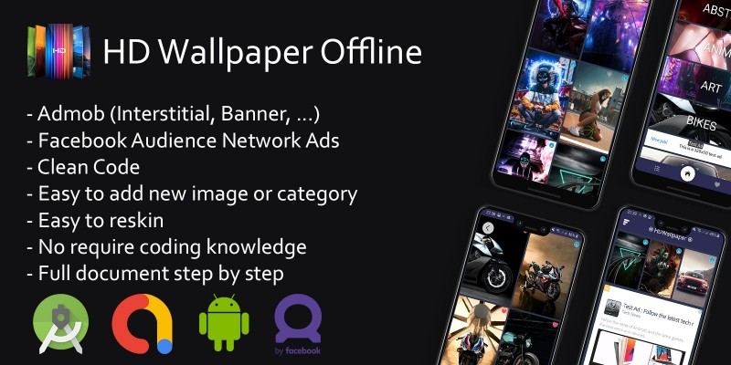 HD Wallpaper Offline - Android Source Code