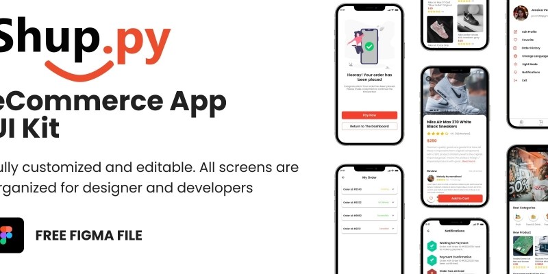 Shuppy Flutter eCommerce UI kit