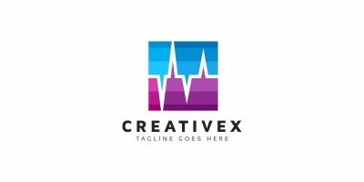 Creative Sound Wave Logo