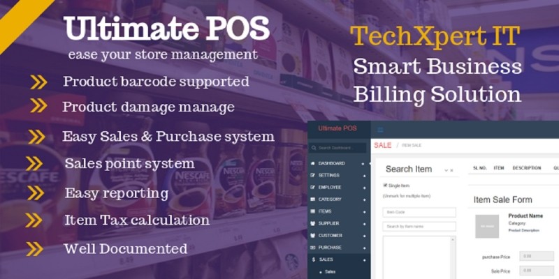 Ultimate POS - PHP Point of Sale Made Easy