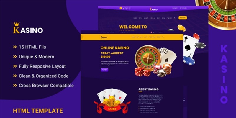 Kasino - Casino HTML Template