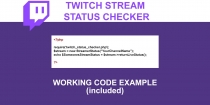 Twitch Status Tool PHP Script Screenshot 3