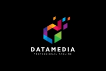 Data Media D Letter Colorful Logo Screenshot 3