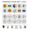 Basic FinanceI icon Set