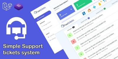 Fowtickets - Simple Laravel Tickets System