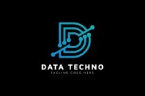 Data Tech D Letter Logo Screenshot 2