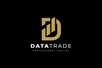 Letter D - Data Trade Logo  Screenshot 2