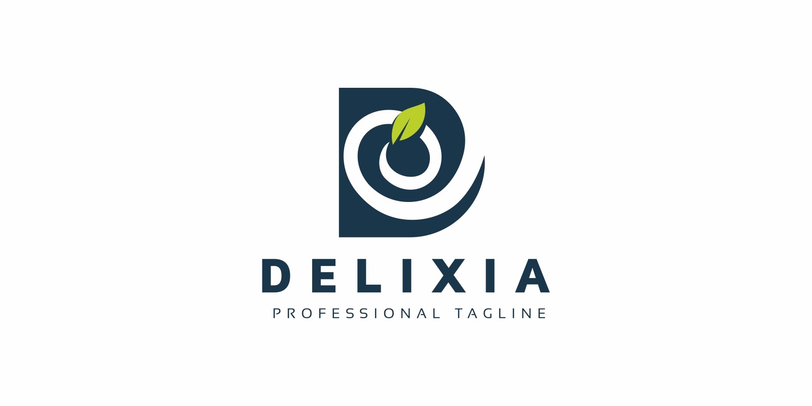 D Letter Leaf Logo