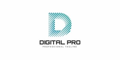 Digital Pro D Letter Logo