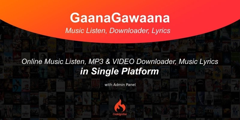 GaanaGawaana - Music Platform PHP Script