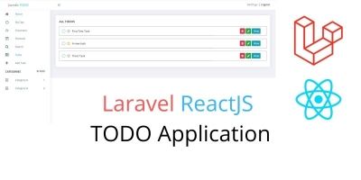 Laravel ReactJS Todo Application