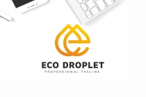 Eco Droplet E Letter Logo Screenshot 1