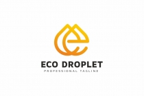 Eco Droplet E Letter Logo Screenshot 2