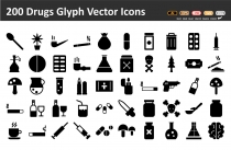 200+ Drugs Vector icon Screenshot 2