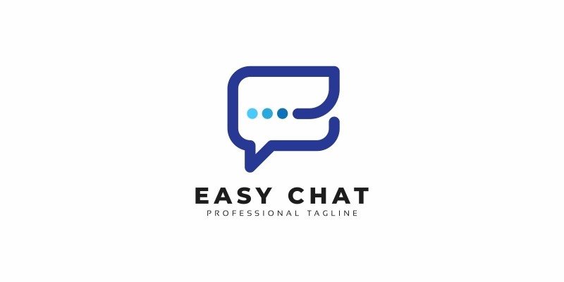 Easy Chat E Letter Logo