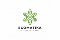 Eco Leaves Tech Logo Screenshot 1