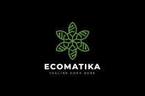 Eco Leaves Tech Logo Screenshot 2