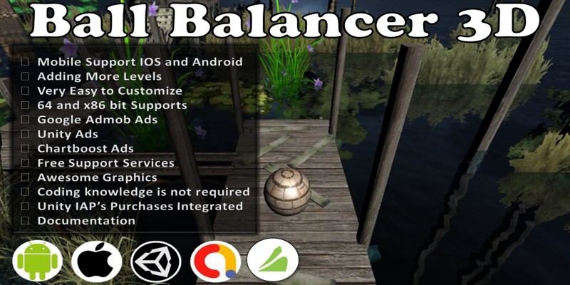 Ball Balancer 3D Unity Source Code