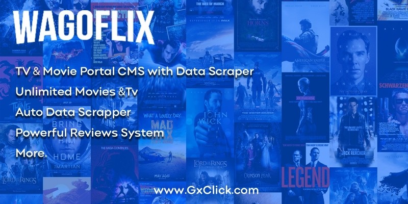 WagoFlix - Movies And Tv Shows CMS