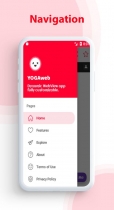 YOGAweb v2 - Android WebView Template Screenshot 2