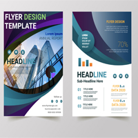Corporate Flyer Design Template Pack Of 2