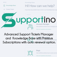 Supportino - Support Desk with Subscriptions