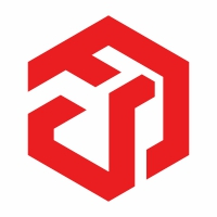 F Letter Hexagon Logo