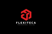 F Letter Hexagon Logo Screenshot 3