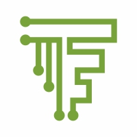 F Letter Tech Logo