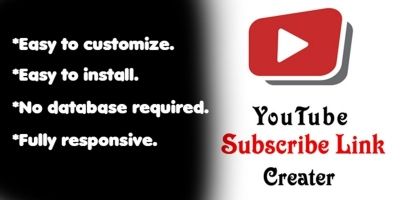 YouTube Subscribe Link Generator