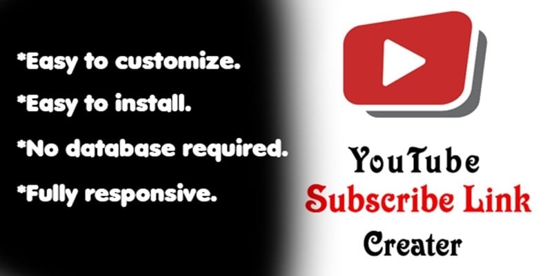 Download YouTube Subscribe Link Generator by Tecpinswebs | Codester