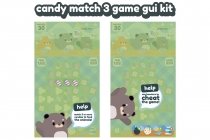 Candies Match 3 Game GUI Assets Screenshot 6