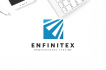 E Letter Square Logo Screenshot 1