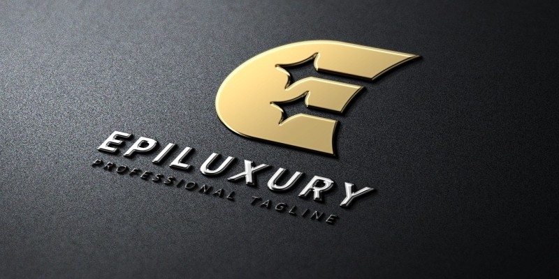 Luxury E Letter Logo