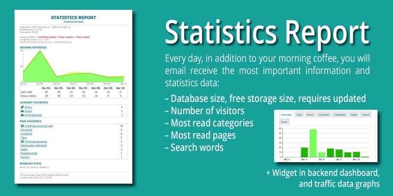 Statistics Report WordPress Plugin