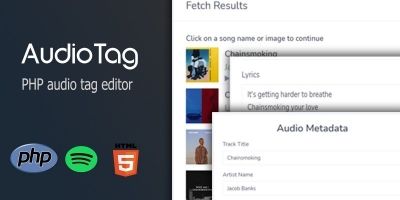 ​​AudioTag PHP Audio Tag Editor