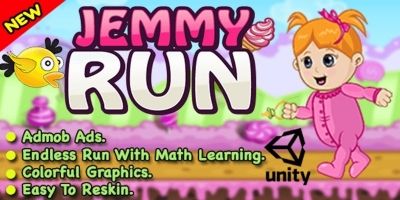 Jemmy Run - Unity Game For Android  And iOS