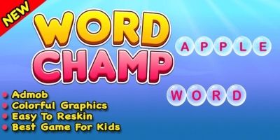 Word Champ - Word Typing Trivia Unity Game