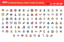 300 Christmas Vector icons Screenshot 1