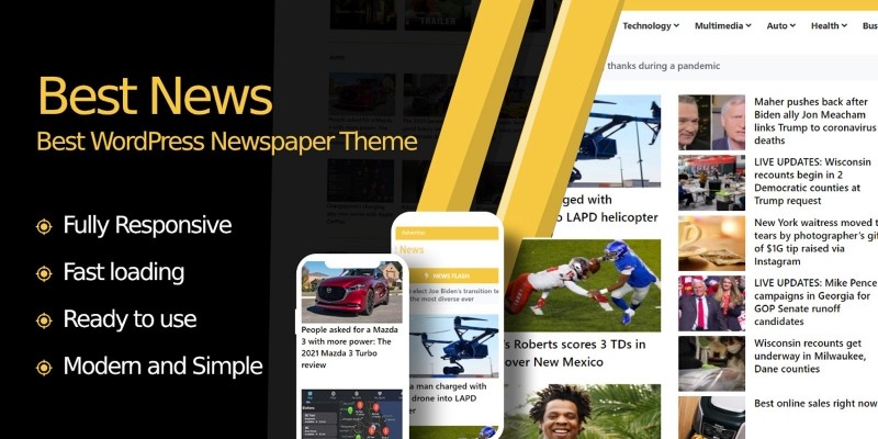 Best News - WordPress Newspaper Theme