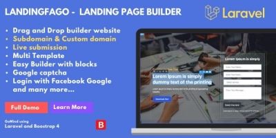 LandingFago - Landing Page Builder Open Source