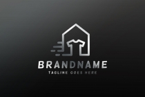 Laundry House Logo Template Screenshot 1