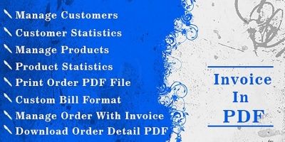 Invoice PDF Generator PHP Code