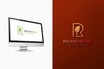 Eco Letter R Logo Template Screenshot 2