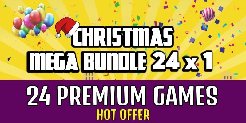 Christmas Mega Bundle - 24 Buildbox Projects