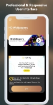 HD Wallpaper App For Android With Admob Ads Screenshot 1