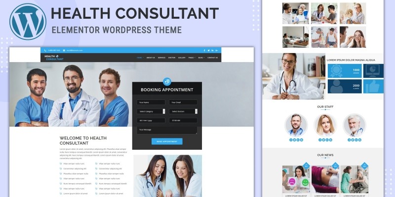 Health Consultant – Elementor WordPress Theme