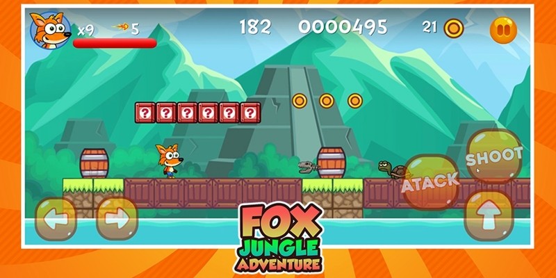 Fox Jungle Adventure Unity Source Code