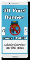 3D Pixel Ultimate Runner Unity Game  Screenshot 4