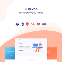 Deoxa - Angular 10 Landing Page Template